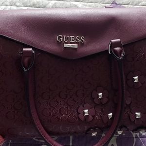 Guess purply maroon handbag